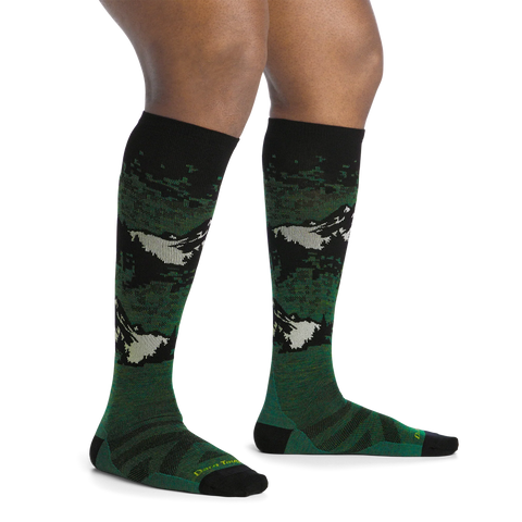 Men's Cold Smoke Over-the-Calf Lightweight Ski & Snowboard Socks